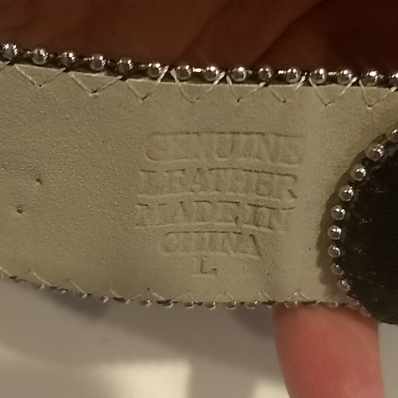 NEW Genuine Leather Belt House Shoe silver main image 10